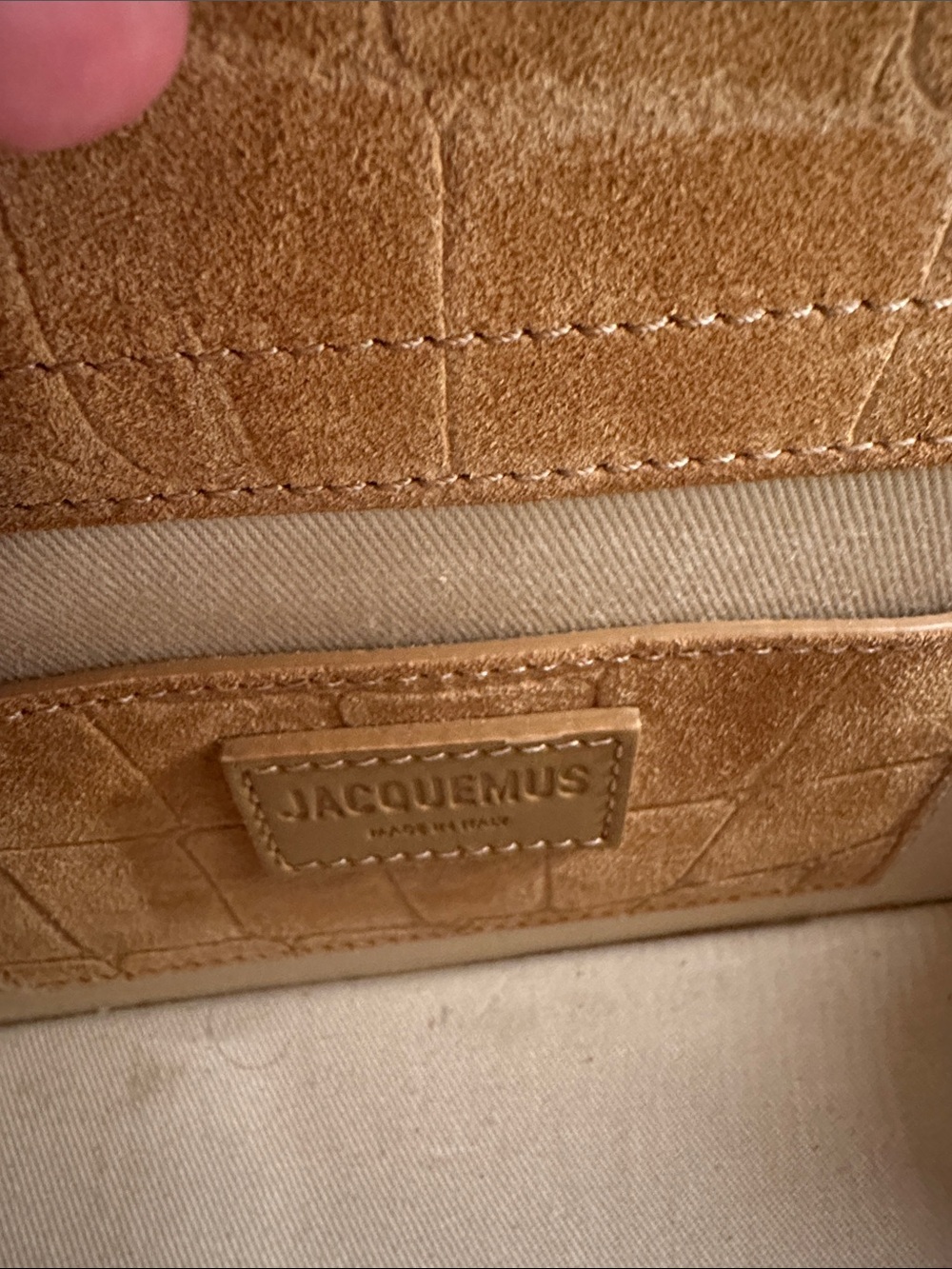 Jacquemus Le Grand Bambino Bag in Camel full set - Picture 9 of 14